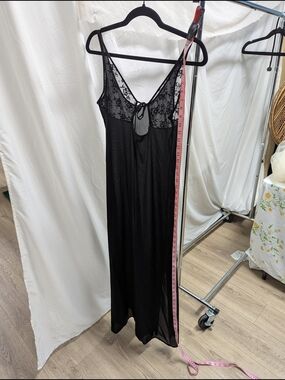 Black Lace-Trim Nightgown - Women Intimates